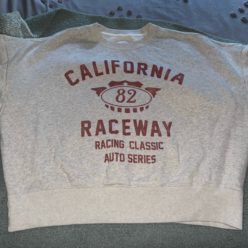 Abercrombie and Fitch California Raceway crewneck sweatshirt - XL
